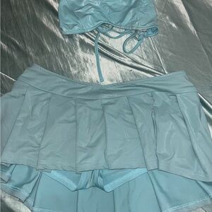 Dolls Kill Blue Two-Piece Set